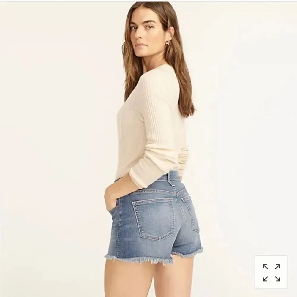 J. Crew Mid-Rise Denim Short in Squash Wash Size 4